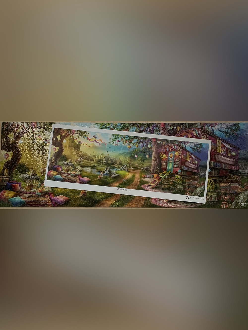 Buffalo Games Aimee Stewart 3 In 1 Multipack “Traveling Library” Jigsaw Puzzles - Picture 7 of 9